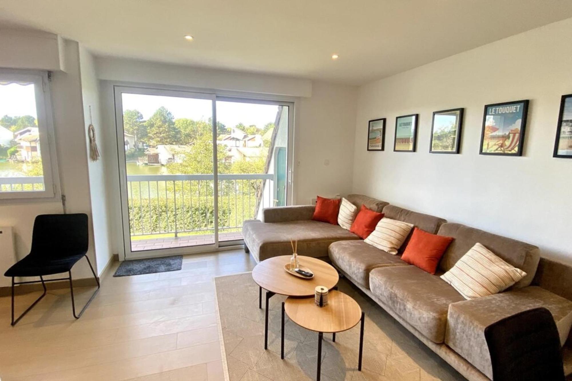 Superb Duplex With Lake View For 6 People Le Touquet Esterno foto